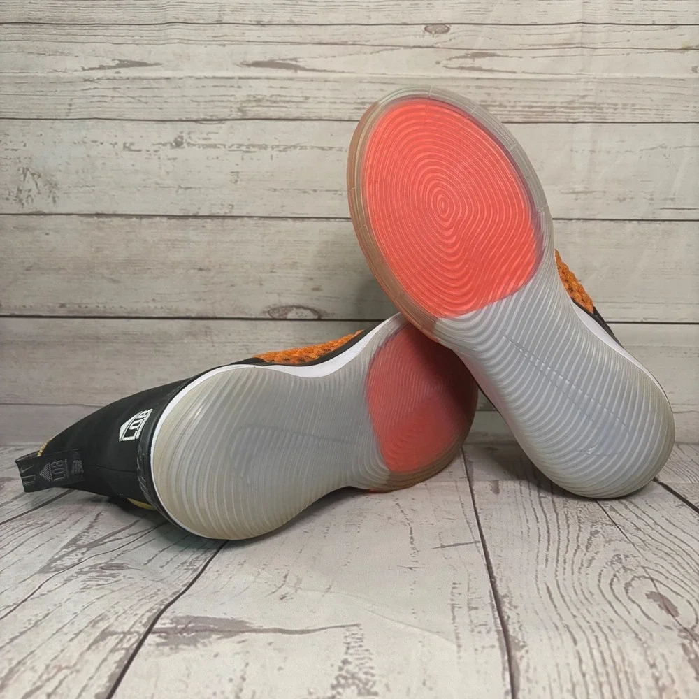 Nike AlphaDnk Total Orange Black Mens 10.5 Basketball‎ Shoe